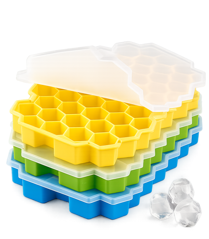 Honeycomb Silicone Ice Cube Tray